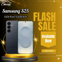Samsung Galaxy S25 - 12GB Ram 512gb Storage Official PTA Approved 1 Year Warranty Available On Microtel Trading