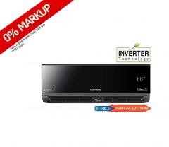 Kenwood 1.5 Ton T3 Full DC inverter E Smart ONYX Series KES-1866S Mirror and black elegant indoor upto 75% Saving Split Heat and Cool Air Condition Free Installation and Free Shipping On Installment