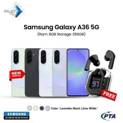 Samsung Galaxy A36 8gb 256gb On Easy Installments with Free Gift and 1 Year Brand Warranty & PTA Approved by SALAMTEC & BEST PRICES (0 % Percent Profit Product )