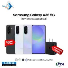 Samsung Galaxy A36 8gb 256gb On Easy Installments With Free Samsung Original Adapter and 1 Year Brand Warranty & PTA Approved by SALAMTEC & BEST PRICES (0 % Percent Profit Product )