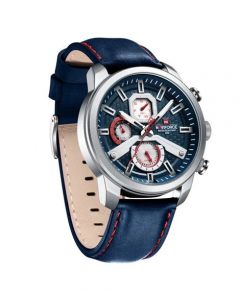 Naviforce Novicius Edition Watch For Men Blue (NF-9211-3) - On Installments - IS-0212
