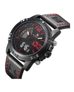 Naviforce Exclusive Edition Watch For Men - Black (NF-9095-4) - On Installments - IS-0212