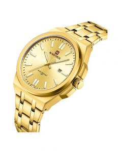 Naviforce Exclusive Date Edition Men's Watch Golden (NF-9226-2) - On Installments - IS-0212