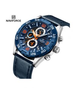 Naviforce Chronoglide Edition Watch For Men Blue (NF-8043-4) - On Installments - IS-0212