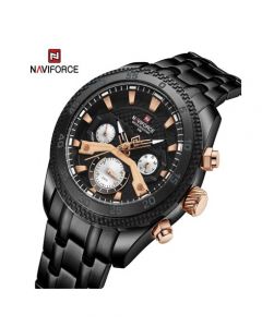 Naviforce Apex Edition Watch For Men Black (NF-9222-1) - On Installments - IS-0212