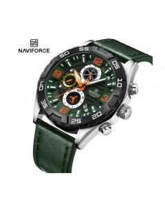 Naviforce Chronoglide Edition Watch For Men Green (NF-8043-5) - On Installments - IS-0212