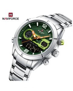 Naviforce Elite Edition Watch For Men Silver (NF-9232-7) - On Installments - IS-0212