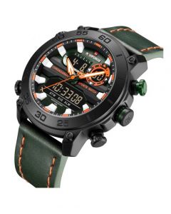 Naviforce TimeSplit Watch For Men Green (nf-9235-3) - On Installments - IS-0212