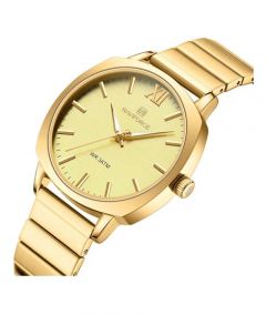 Naviforce Aurora Watch For Women Golden (nf-5044-1) - On Installments - IS-0212
