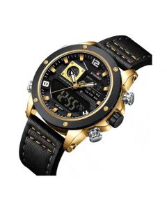 Naviforce DualMaster Watch For Men Black (Nf-9236-5) - On Installments - IS-0212