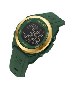 Naviforce DigiForce Watch For Men Green (NF-7111-3) - On Installments - IS-0212
