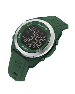 Naviforce DigiForce Watch For Men Green (NF-7111-7) - On Installments - IS-0212