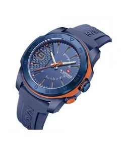Naviforce Iconic Drive Watch For Men Blue (NF-7112-2) - On Installments - IS-0212