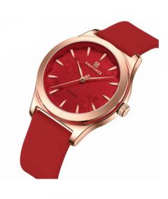 Naviforce PureFemme Watch For Women Red (NF-5051-7) - On Installments - IS-0212