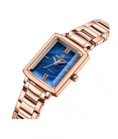 Naviforce Square Edition Watch For Women Rose Gold (NF-5039-11) - On Installments - IS-0212