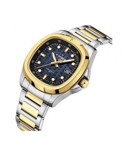 Naviforce Date Precision Watch For Men Two Tone (NF-9240-4) - On Installments - IS-0212
