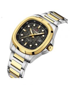Naviforce Date Precision Watch For Men Two Tone (NF-9240-6) - On Installments - IS-0212