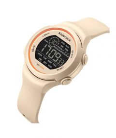 Naviforce Digital Diva Watch For Women Beige (NF-7119-3) - On Installments - IS-0212
