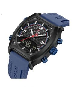 Naviforce Dual Master Watch For Men Dark Blue (NF-9242-4) - On Installments - IS-0212