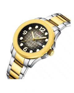 Naviforce Luminox Watch For Men Two Tone (NF-9244-2) - On Installments - IS-0212