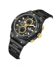 Naviforce Chronomax Watch For Men Black (NF-8072-1) - On Installments - IS-0212