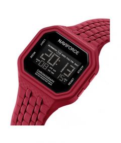 Naviforce Alphazone Watch For Men Red (NF-7116-7) - On Installments - IS-0212