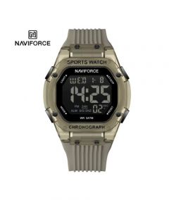 Naviforce Digital Storm Watch For Men Grey (NF-7113-6) - On Installments - IS-0212