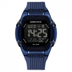 Naviforce Digital Storm Watch For Men Blue (NF-7113-2) - On Installments - IS-0212