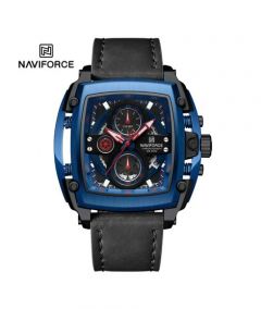 Naviforce Nitro Chronograph Watch For Men Black (NF-8067-2) - On Installments - IS-0212