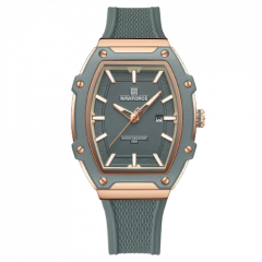 Naviforce Blossom Date Watch For Women Grey (NF-8069-6) - On Installments - IS-0212