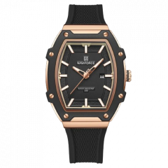 Naviforce Blossom Date Watch For Women Black (NF-8069-2) - On Installments - IS-0212