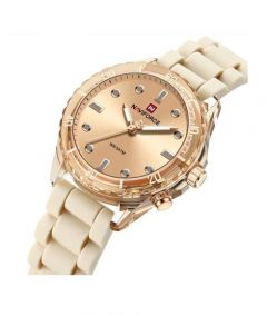 Naviforce Elara Watch For Women Rose Gold (NF-7115-3) - On Installments - IS-0212