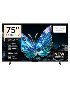 TCL 4K LED TV 75inch 75 V6C Google TV With AiPQ Processor TCL Store - ET