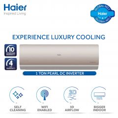 Haier Split AC 1 Ton Pearl Inverter HSU-13HFPAA -ET (001)