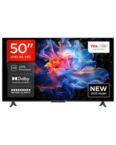 TCL 4K LED TV 50inch 50 V6C Google TV With AiPQ Processor TCL Store - ET (001)