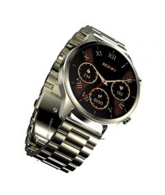 Ronin Luxe Smart Watch (R-010)-Nickel - On Installments - IS-0233