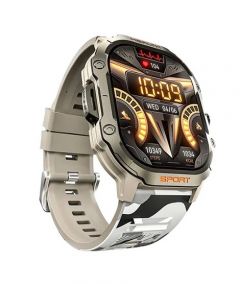 Ronin Rugged Smart Watch (R-013)-Silver Grey - On Installments - IS-0233