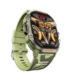 Ronin Rugged Smart Watch (R-013)-Green - On Installments - IS-0233