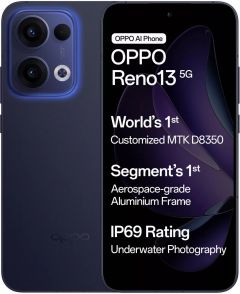 Oppo Reno 13 (12GB Ram 256Gb Storage) Blue  - Company Official PTA Approved - 1 Year Companay Official Store Brand Warranty - Available On - Microtel Trading MT01