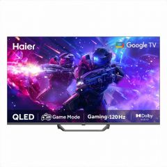 Haier 50" QLED Google TV - S800 Series - H50S800UX ( Dolby Vision + Bezeless + 4K UHD ) / Brand Warranty - On Installments -Musab Mall ( 3 Months 0% Percent Profit Product Available On 48 Months Installment )