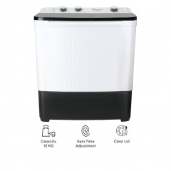 WM DW-10500 TWIN TUB CLEAR LID (WHITE)