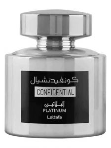 LATTAFA CONFEDENTIAL PLATINUM EDP 100ML-(C2B)