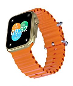 Dany Amoled Pulse Pro Smart Watch-Orange - On Installments - IS-0240