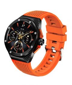 Dany Evolution Silicone Smartwatch-Orange - On Installments - IS-0240
