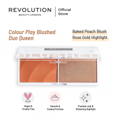 Relove By Revolution Colour Play Blushed Duo Queen - On Installments - IS-0245