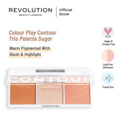 Relove By Revolution Colour Play Contour Trio Palette Sugar - On Installments - IS-0245