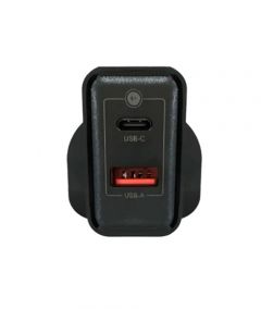 Rofee 30W Dual Port Smart and Fast Wall Charger (RG-130)-Black - On Installments - IS-0194