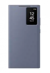 Samsung S24 Ultra Smart View Wallet Case-Violet - On Installments - IS-0194