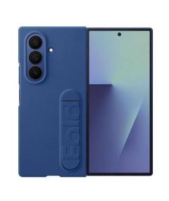 Samsung Galaxy Z Fold 7 Silicon Grip Case With Stand-Blue - On Installments - IS-0194