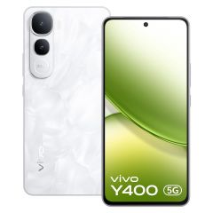 Vivo Y400 8GB Ram 256Gb Storage White Colour With 5000mah Battery and Dual Physical Calling + 4G Supported - Companay Official PTA Approved - 1 Year Companay Official Store Brand Warranty - On Easy Installment Plan - By  MICROTEL TRADING